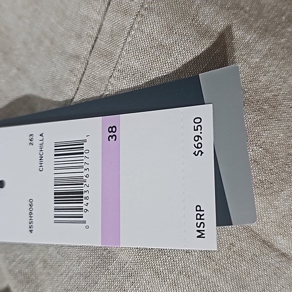 Perry Ellis Chino Shorts Size 38 NWT - Picture 3 of 5